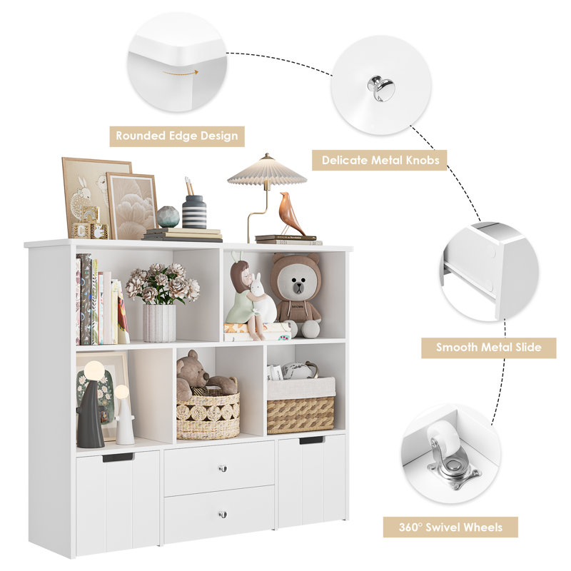 Amazon.com: FOTOSOK 8-Tier Media Tower Rack, 11.6 X 9.3 X